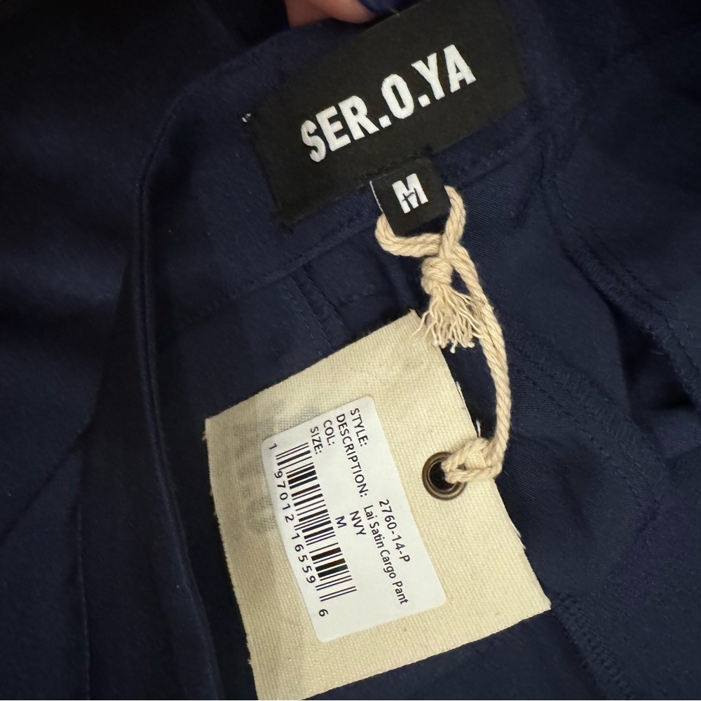 SER.O.YA Navy Flare Pants - Picture 6 of 12